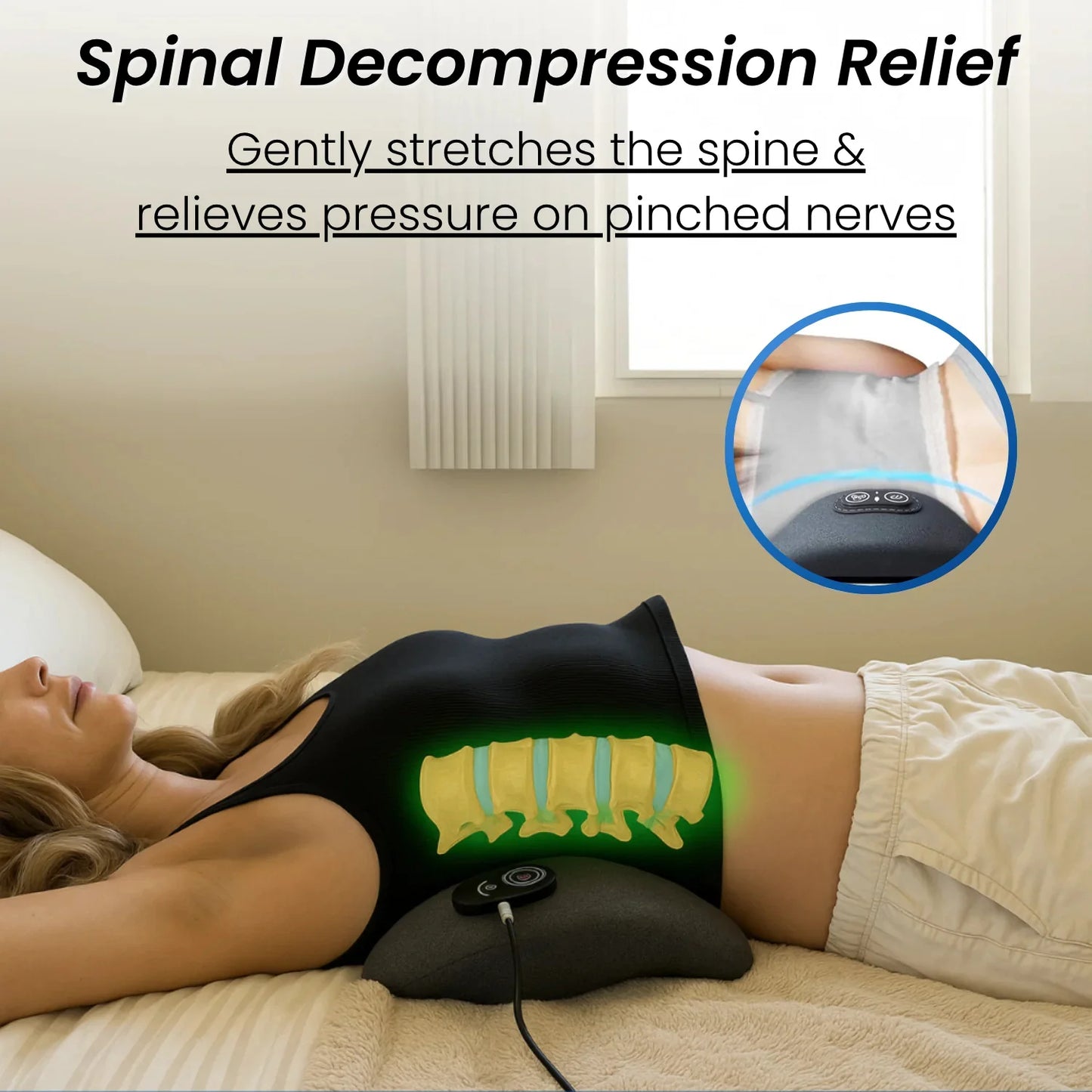 SmoothSpine™ - Masážní přístroj na záda Triple Fusion